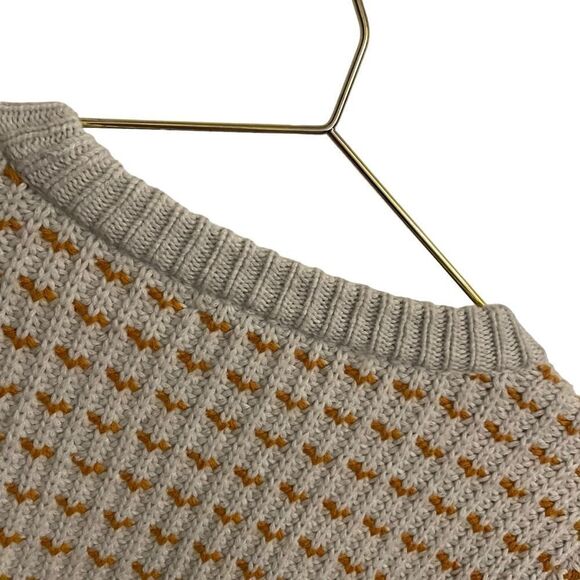 Madewell Striped Barfield Sweater 70's Inspired Retro Ski Wool Blend Size Small - Picture 7 of 8